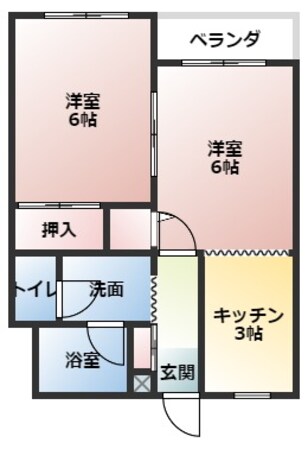 グランディ本江Ⅰの物件間取画像